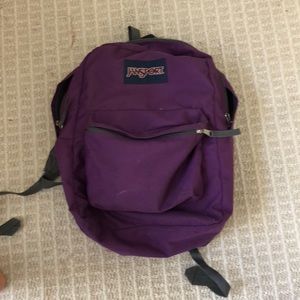Purple Jansport Backpack